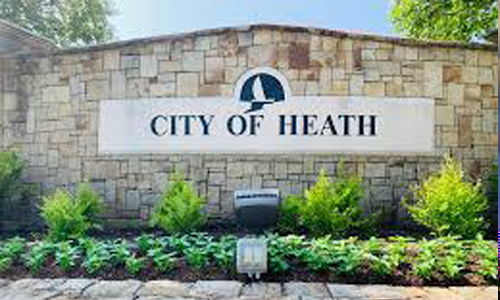 City of Heath, Texas monument sign